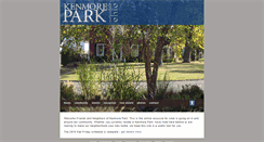 Desktop Screenshot of kenmorepark.com